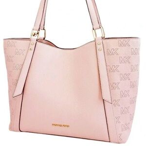 NWT Michael Kors ARLO Large Grab Tote.    Color Powder Blush